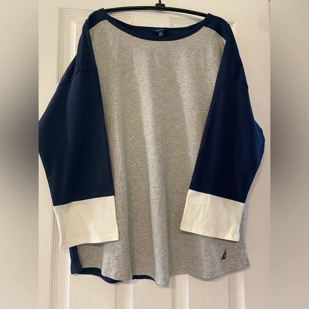 3 quarter sleeve shirt - Nautica - size XXL